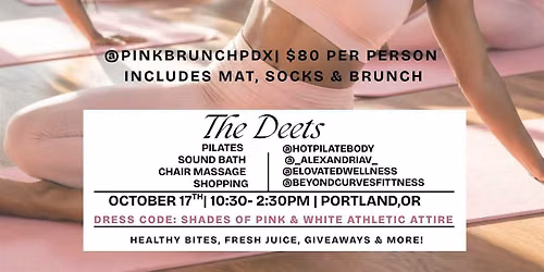Pilates in PINK Brunch & Fundraiser
