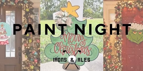 DOOR HANGER PAINT NIGHT w Broken Brush Studio \ud83c\udfa8