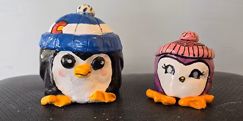 Penguin Clay Hand building Class