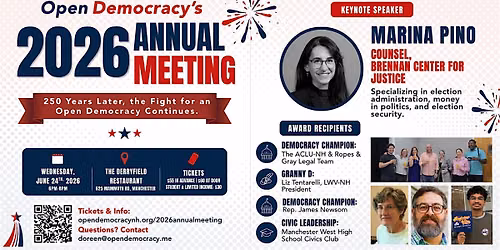 2026 Open Democracy Annual Meeting