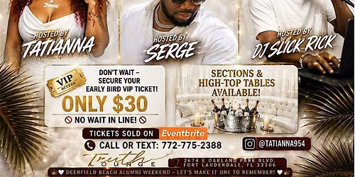 DEERFIELD HIGH ALUMNI WEEKEND 2026: ALL WHITE EVERYTHING PARTY