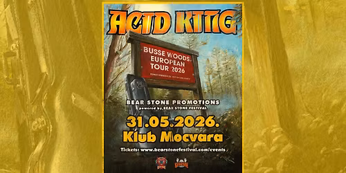 ACID KING (USA) u Mo\u010dvari
