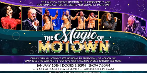 The Magic of Motown - Traverse City, MI