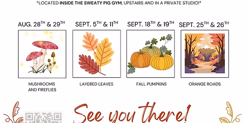 Beginner Friendly Guided Paint Night | Theme: Layered Leaves