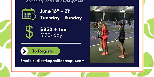 Summer Solstice Junior Tennis Camp