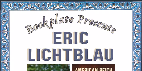 Author Event - Eric Lichtblau 