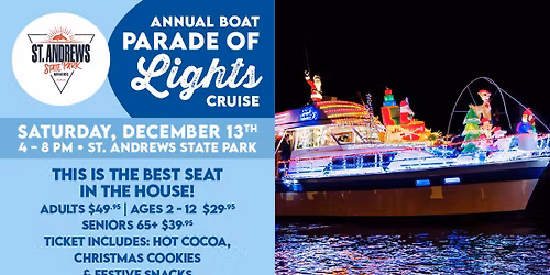 St. Andrews Annual Parade of Lights Cruise