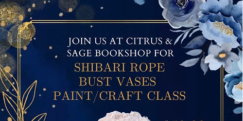 Shibari Body Vase Paint\/Craft at Citrus & Sage Bookshop!