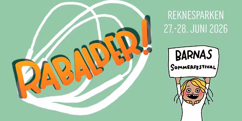 Rabalderfestivalen 27-28. juni 2026!