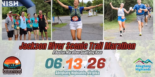 2026 Jackson River Scenic Trail Marathon, Half Marathon, 10K, & 5K