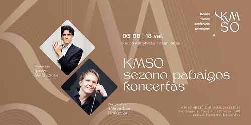 KMSO SEZONO PABAIGOS KONCERTAS: NUO VIENOS IKI PARY\u017dIAUS