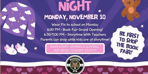 Pajama Night @ Boggess Book Fair
