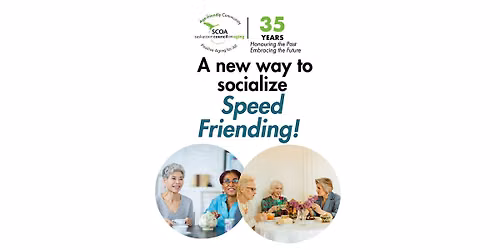 Speed Friending Event for 55 plus