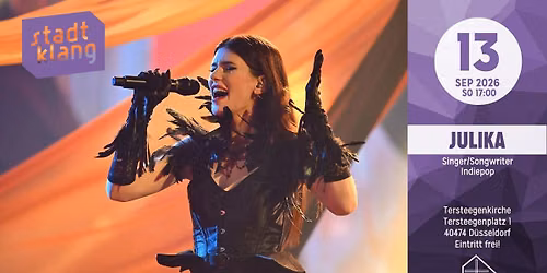 \u00abstadtklang\u00bb mit JULIKA | live @ Tersteegenkirhe