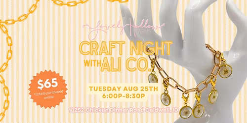 Charm Bar Craft Night on The Farm with Ali Co.