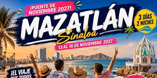 MAZATLAN  14 15 16 NOVIEMBRE