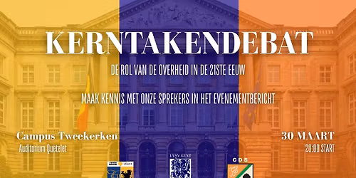 Kerntakendebat: de rol van de overheid in de 21ste eeuw