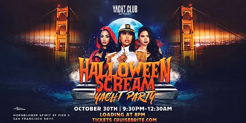 Halloween Scream Yacht Costume Party Cruise | Hornblower SF Spirit