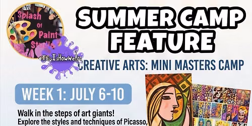 Creative Arts: Mini Masters Camp