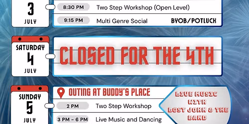 Red, White & Dance week! 