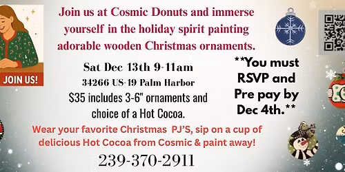 Christmas Ornaments Paint Party