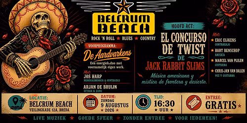 El Concurso De Twist De Jack Rabbit Slims, met in het voorprogramma De Aardvarkens