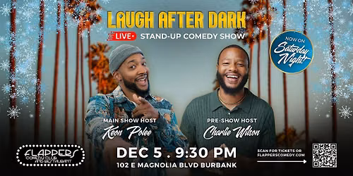 Laugh After Dark Stand-Up Comedy (December Show)
