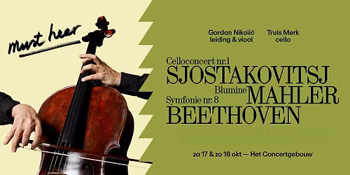 Beethovens Achtste symfonie en Sjostakovitsj' Celloconcert nr. 1 - Het Concertgebouw Amsterdam