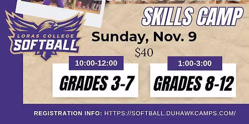 Loras Softball Skills Camp