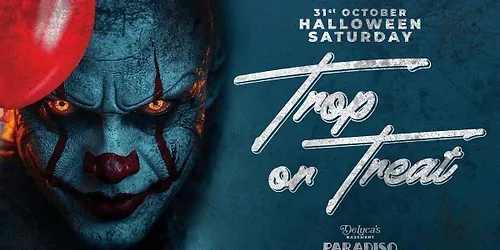 TROPILOCO presents TROP OR TREAT THE UKS NO.1 STUDENT NIGHT - HALLOWEEN SATURDAY - 31st OCTOBER PARADISO