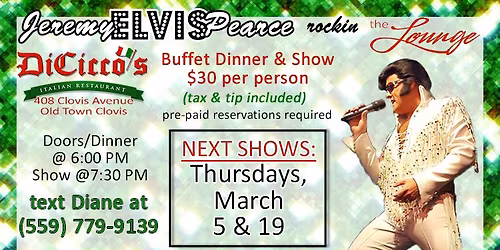 DiCicco's Dinner Show!