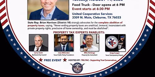 Property tax event with our very own Greg Cooper and Larry Scott, and our warrior Brian Harrison.