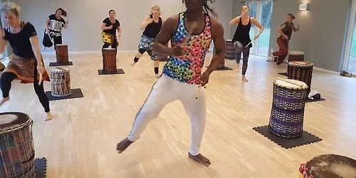 Dans med doundountrummor l\u00f6rdagsworkshop med Julien OBS ej dropin!