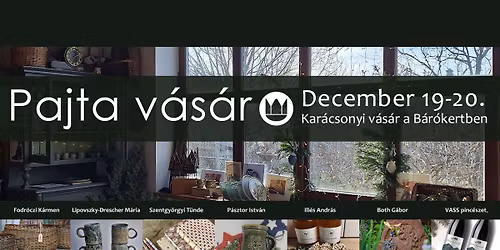 Pajta v\u00e1s\u00e1r a B\u00e1r\u00f2kertben