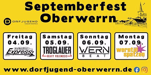 Septemberfest Oberwerrn 2026