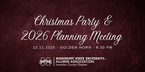 Holiday Party & 2026 Planning Meeting