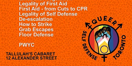 Queer Self Defense TO Workshop