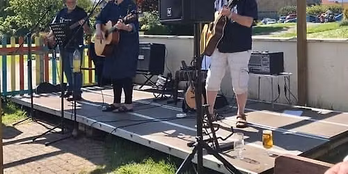 Miv, Kev and Dave live outdoors at Rhos Fynach, Rhos on Sea 