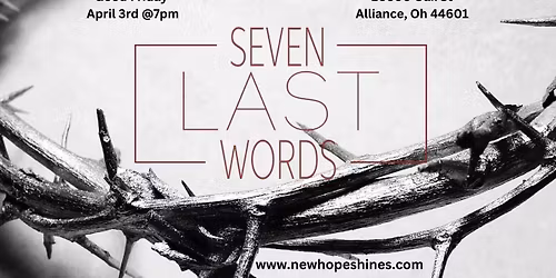 "7 Last Words of Christ"