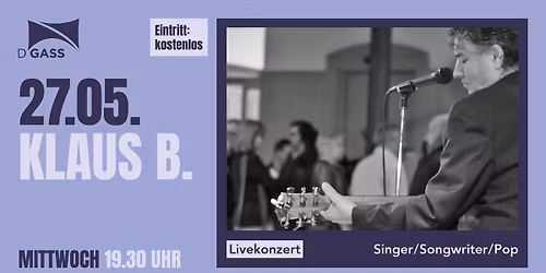 LIVEKMUSIK: Klaus B. 