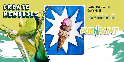PubNPaint at Rooster June 20th