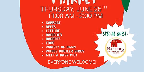 Pop-Up Farmers Market!