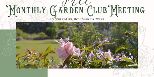 Texas Native Plants to Compliment Your Roses Free Presentation