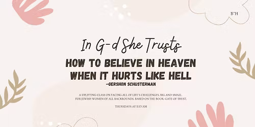 In G-d She Trusts