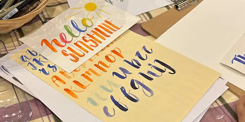 Watercolour calligraphy