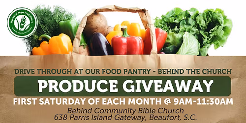 Produce Giveaway at CBC Food Pantry