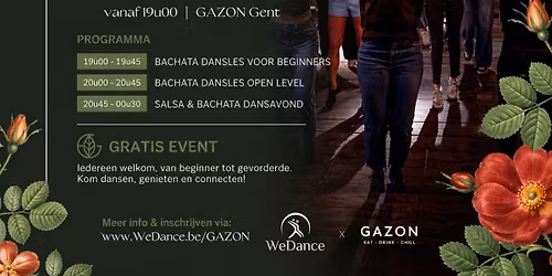 WeDance @ GAZON zaterdag 01\/08\/2026