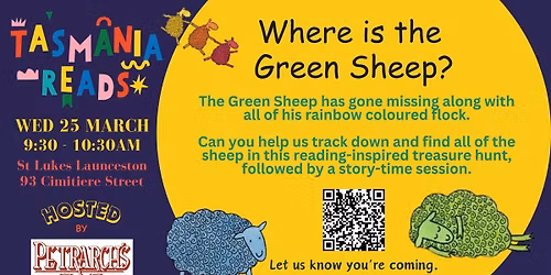 TAS READS WEEK - Where is the Green Sheep?