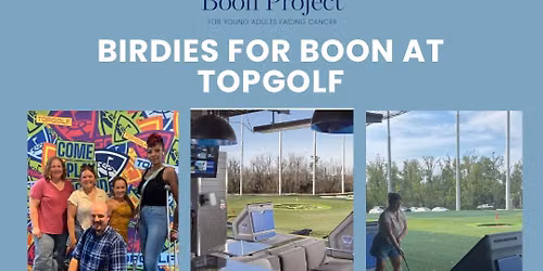 Birdies for Boon at TopGolf