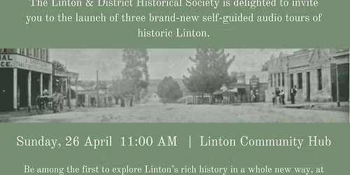 Launch of our Audio Tours of Linton 